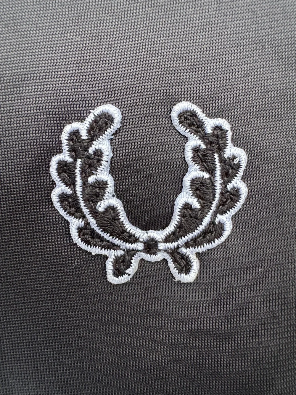 Fred Perry Black Track Jacket - Picture 3 of 8